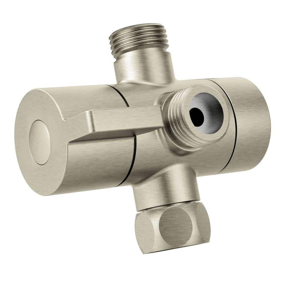 MOEN Shower Arm Diverter, Brushed Nickel