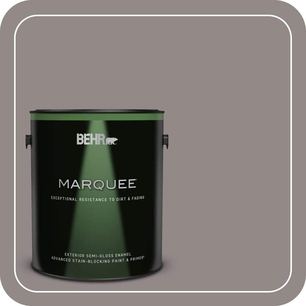 BEHR MARQUEE 1 gal. #PPU17-16 Polished Stone Semi-Gloss Enamel Exterior Paint & Primer