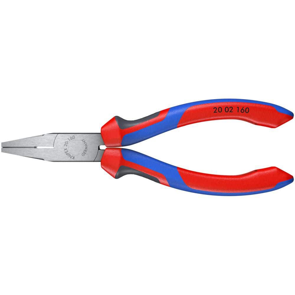 KNIPEX 6-1/4 in. Flat Nose Pliers with Comfort Grip (1)