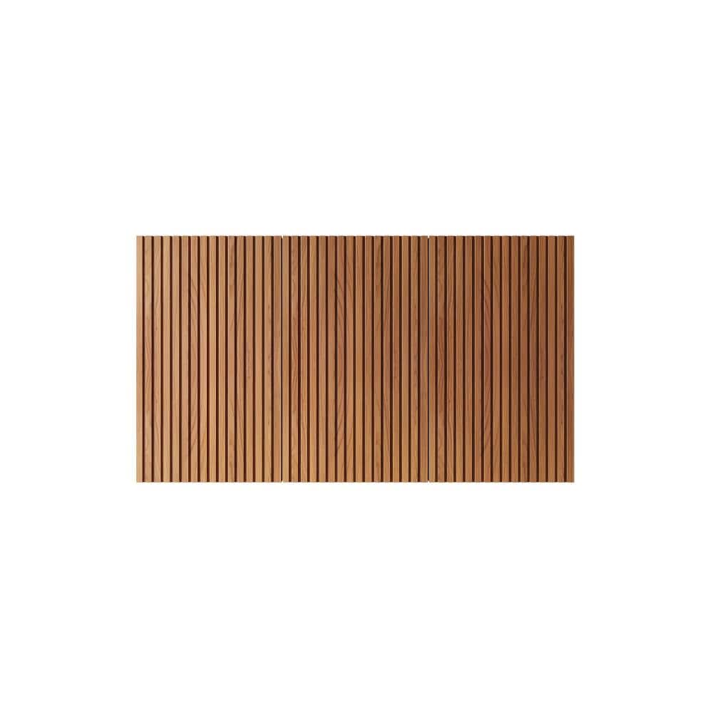 Staykiwi 41.34 in. W x 11.81 in. D x 23.62 in. H Wall-Mounted Bathroom Cabinet in Brown Oak with Three Doors (1)