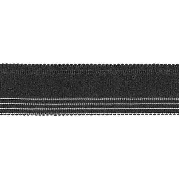 Unbranded Charcoal 1.5 in. x 30 in. Rug Runner Edge