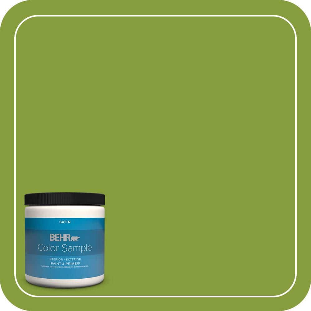 BEHR PREMIUM PLUS #T14-18 New Shoot Interior/Exterior Paint & Primer Color Sample (1)