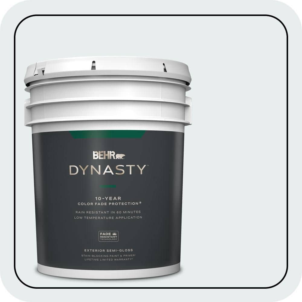 BEHR DYNASTY 5 gal. #560E-1 Little Dipper Semi-Gloss Exterior Stain-Blocking Paint & Primer