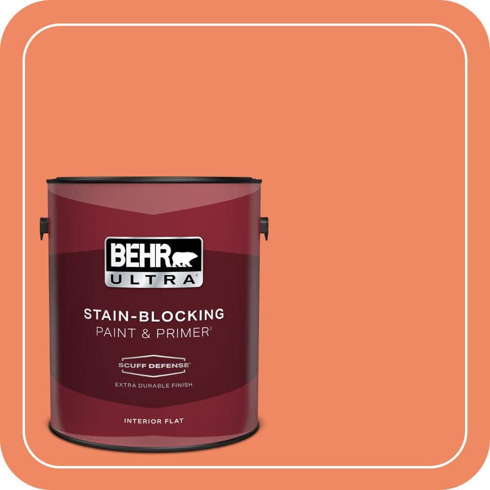 BEHR ULTRA 1 gal. #P190-5 Orioles Extra Durable Flat Interior Paint & Primer (1)