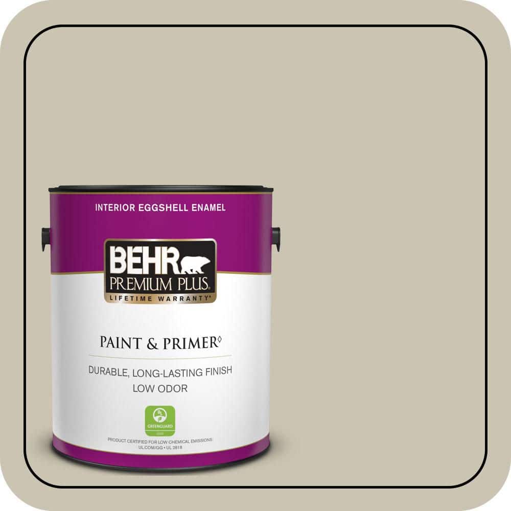 BEHR PREMIUM PLUS 1 gal. #MQ6-59 Still Moment Eggshell Enamel Low Odor Interior Paint & Primer
