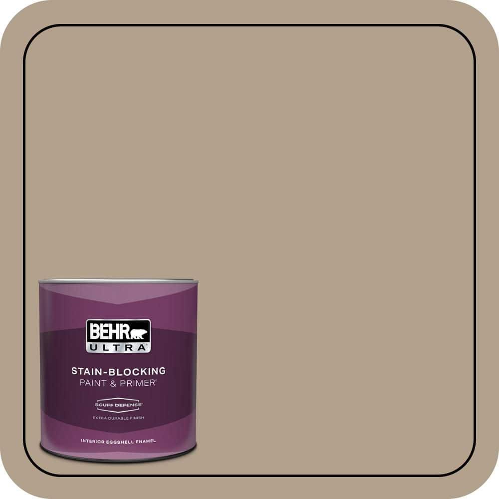 BEHR ULTRA 1 qt. #PWL-85 Stepping Stones Extra Durable Eggshell Enamel Interior Paint & Primer