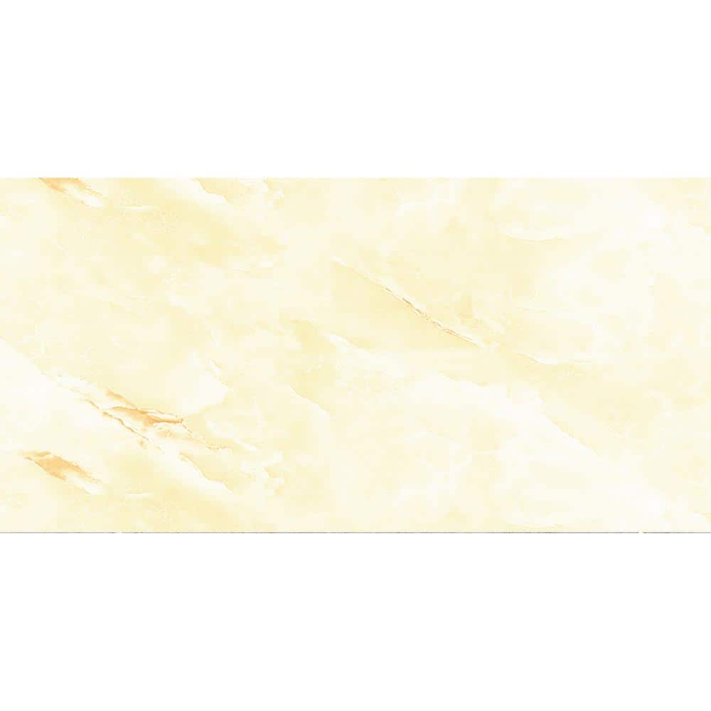 Dundee Deco Falkirk Moray 2/25 in. 2 ft. Peel and Stick Yellow Foam Decorative Wall Paneling