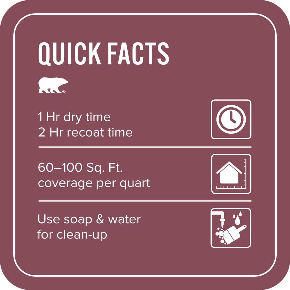BEHR PREMIUM PLUS 1 qt. #MQ1-02 Wine Not Flat EcoMix Plant-Based Interior Paint & Primer (3)