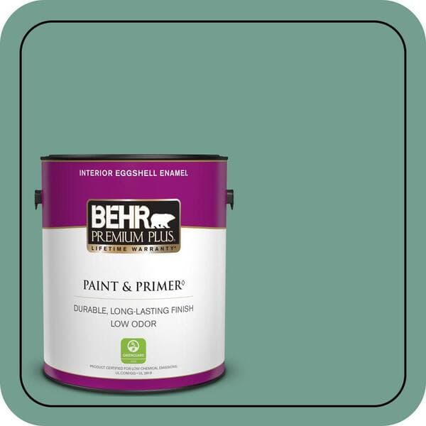BEHR PREMIUM PLUS #M430-5 Regal View Enamel & Primer Color Sample (4)