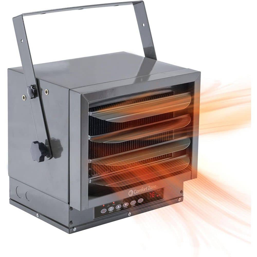 Comfort Zone 25000 BTU Fan Heaters Electric Furnace with Remote Control (1)
