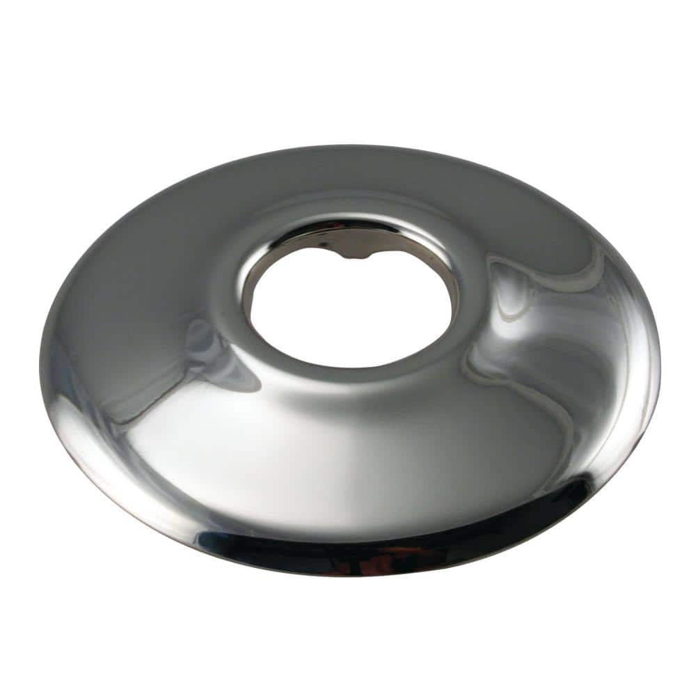 Westbrass 1/2 in. IPS Brass Sure Grip Flange, Polished Chrome (1)