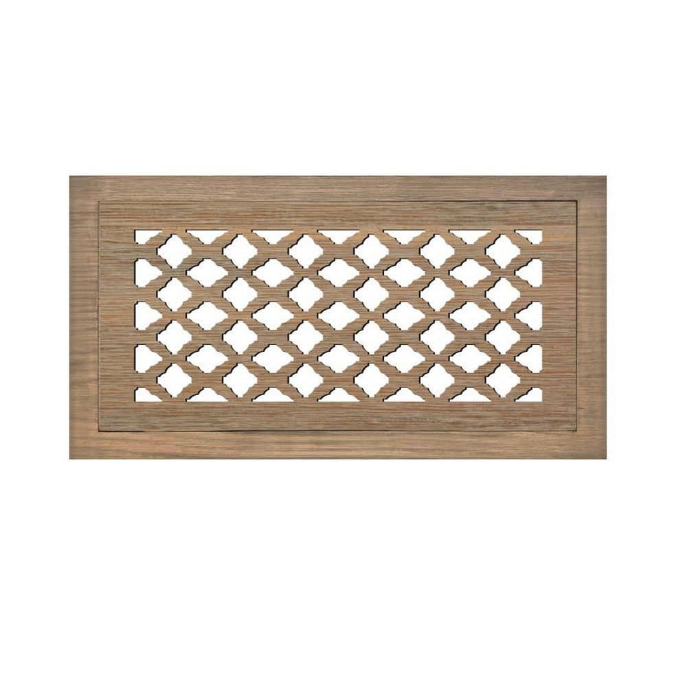 STELLAR Hardwood Floor Register, Duct Opening 4X12 (Overall 7x15) - Imperials Design (1)