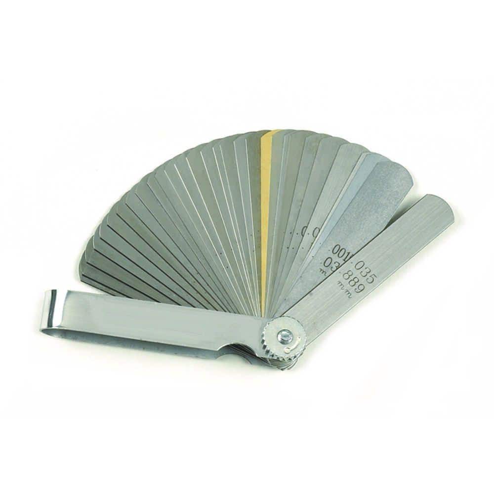 GEARWRENCH 0.0015 in. to 0.035 in. (0.038 mm to 0.889 mm) Deluxe 32 Blade Feeler Gauge (1)