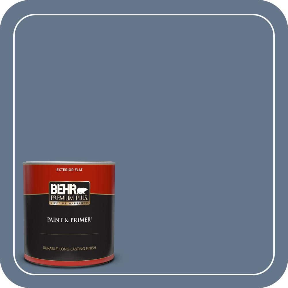 BEHR PREMIUM PLUS #BXC-75 Saltbox Blue Enamel Low Odor & Primer (1)
