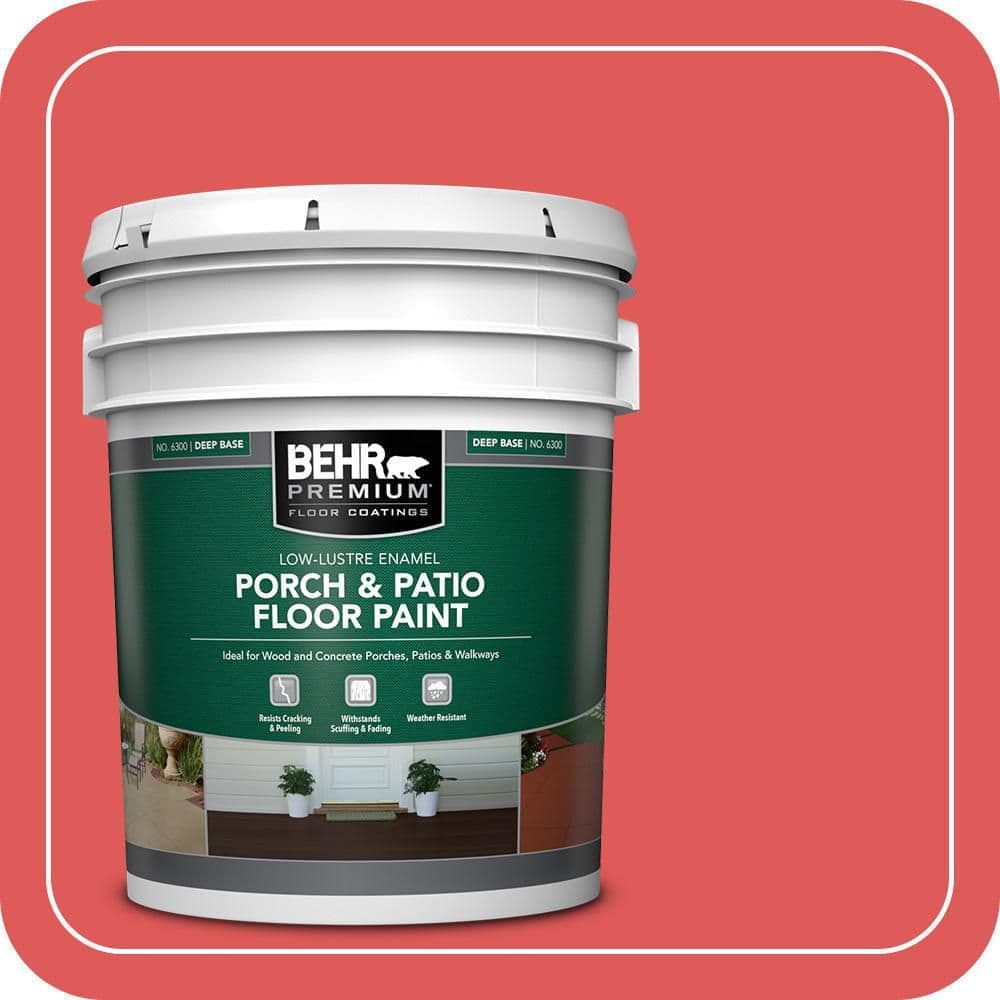BEHR PREMIUM #150B-6 Textured Low-Lustre Enamel Interior/Exterior Porch and Patio Anti-Slip Floor Paint (1)