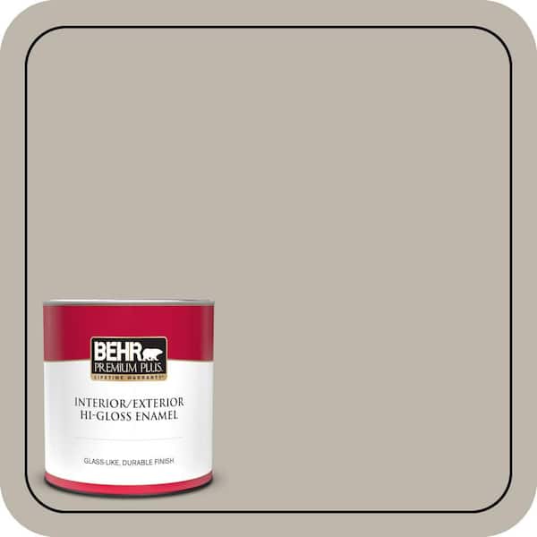 BEHR PREMIUM PLUS Home Decorators Collection #HDC-CT-21 Grey Mist Enamel & Primer Color Sample (3)