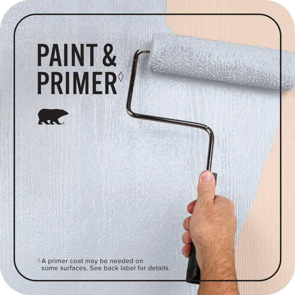 BEHR PREMIUM PLUS 1 gal. #600C-1 Mystic Light Semi-Gloss Enamel Exterior Paint & Primer (3)