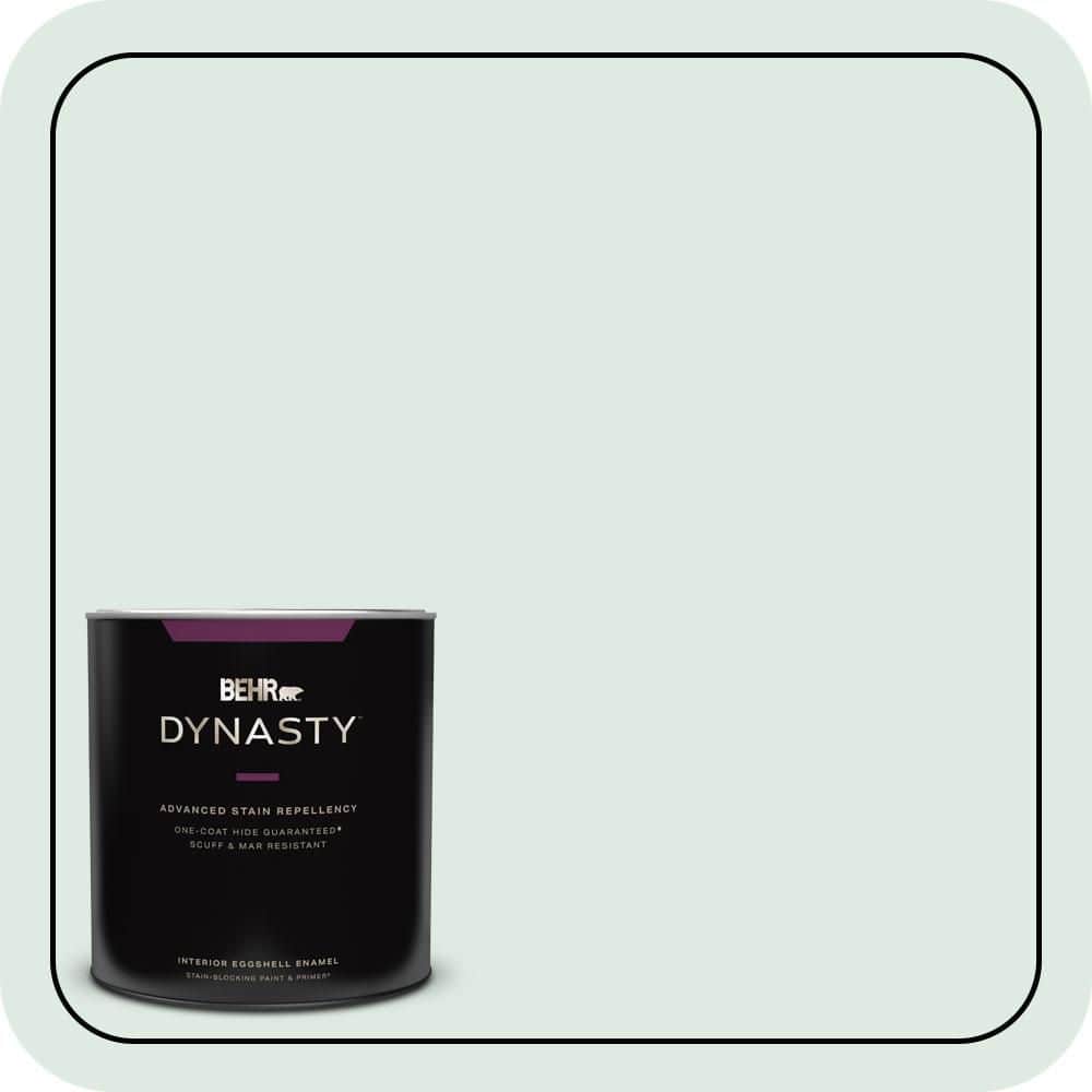 BEHR DYNASTY 1 qt. #480E-1 Country Mist Eggshell Enamel Interior Stain-Blocking Paint & Primer