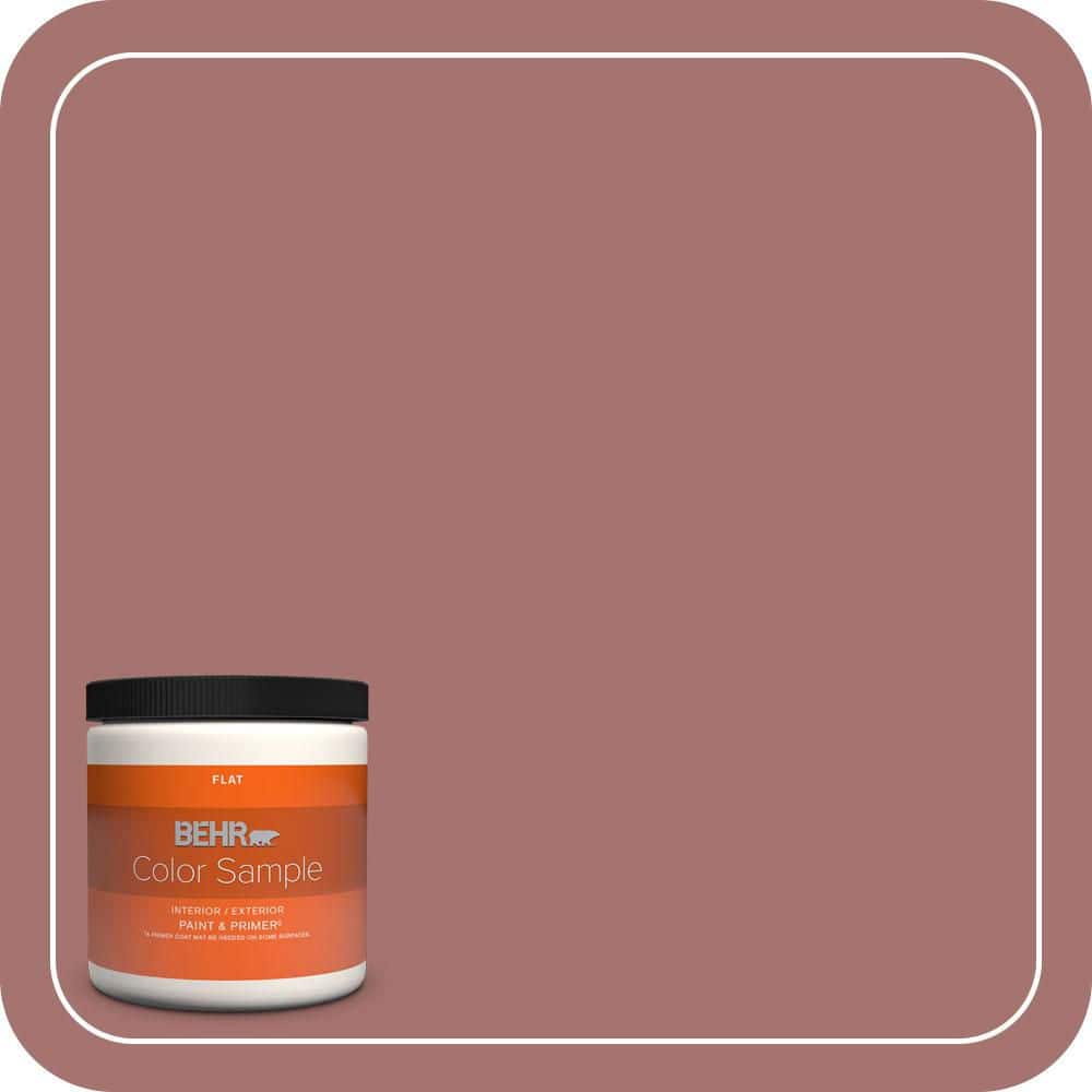 BEHR PREMIUM PLUS #MQ1-17 Autumn Russet Enamel Low Odor & Primer (1)