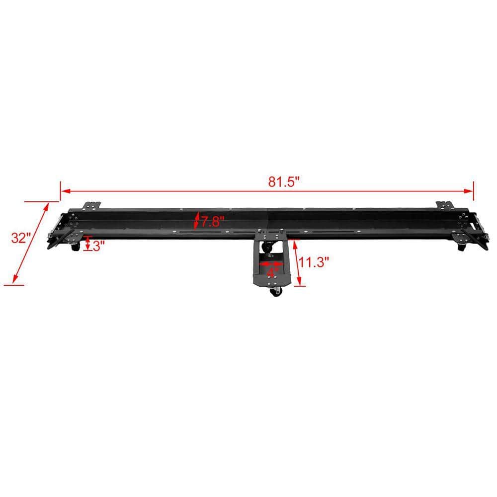 Miscool Ami 1250 lbs. Cruiser-Dolly Steel Motorcycle Dolly Black (2)