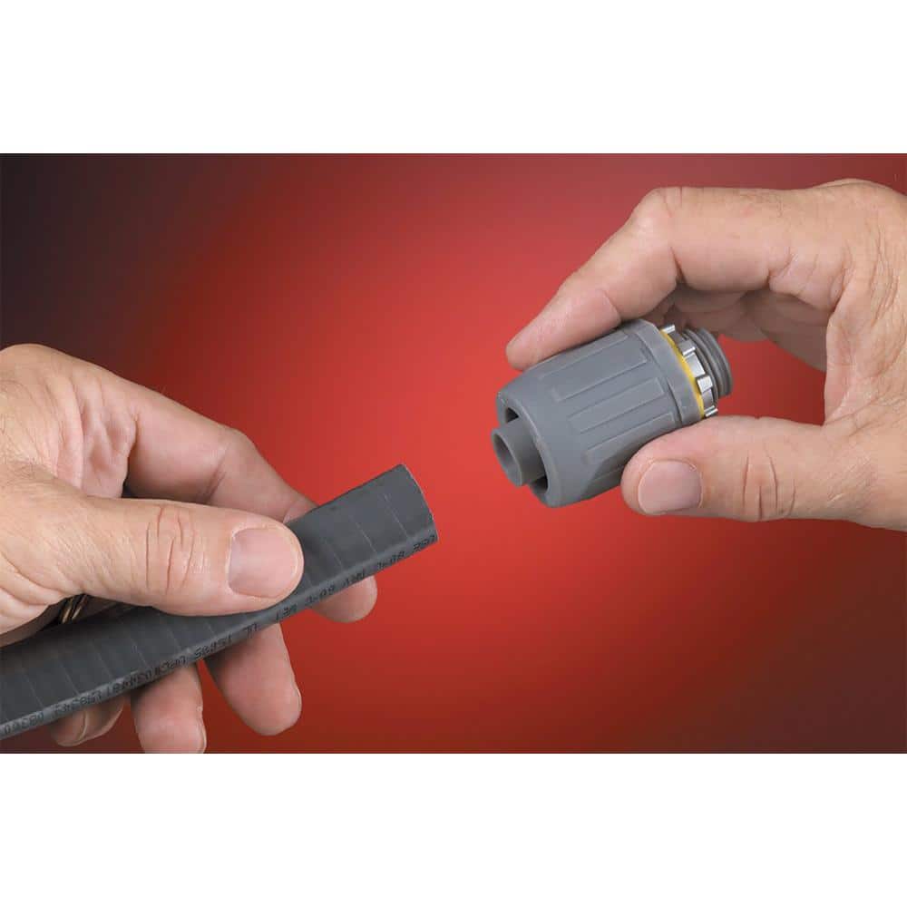 Arlington Industries 1 in. Non-Metallic Liquid-Tight Push-On Connector (1-pack) (3)
