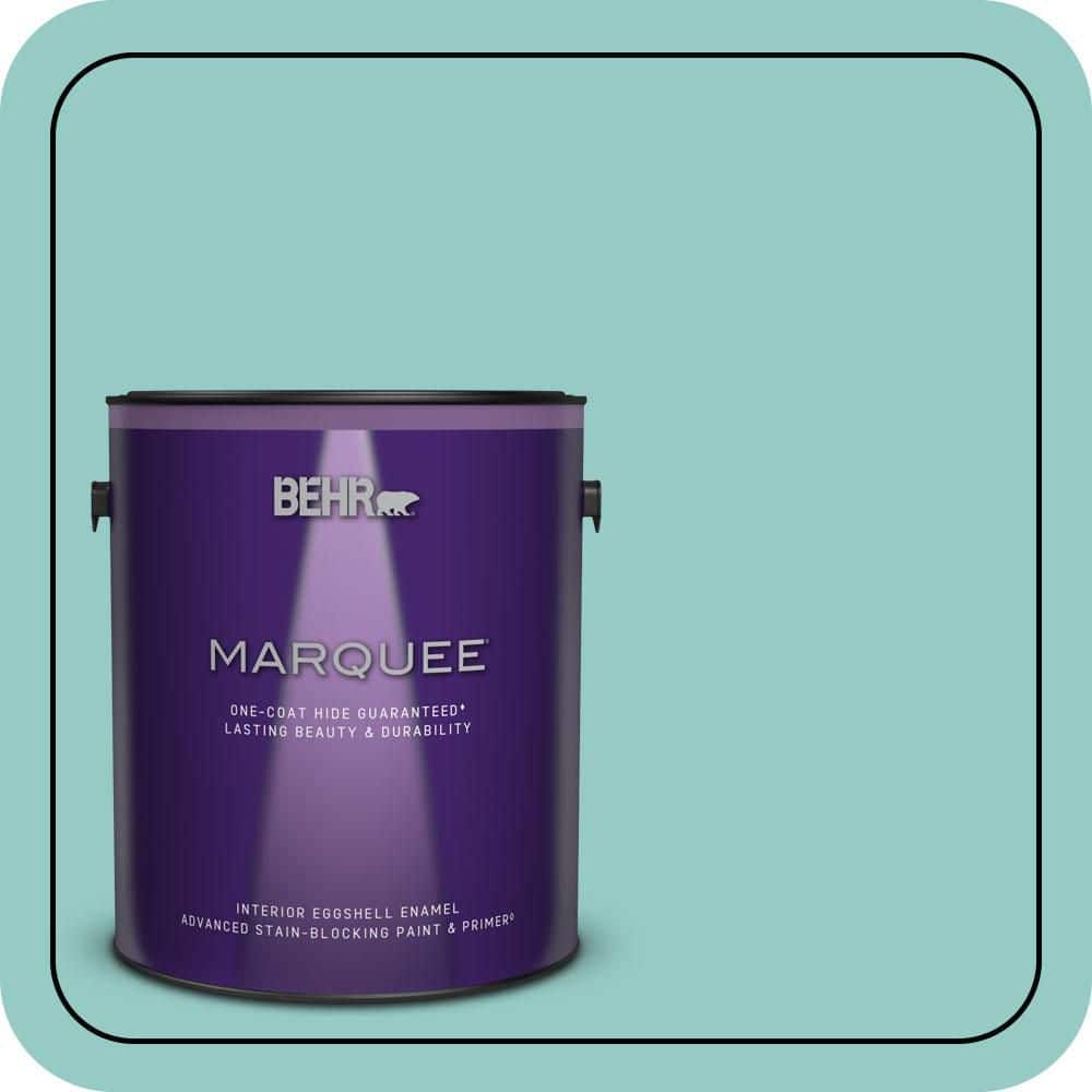BEHR MARQUEE 1 gal. #500D-4 Jamaica Bay Eggshell Enamel Interior Paint & Primer