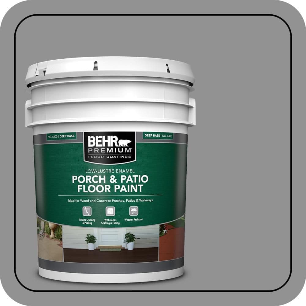 BEHR PREMIUM #N520-4 Low-Lustre Enamel Interior/Exterior Porch and Patio Floor Paint (1)