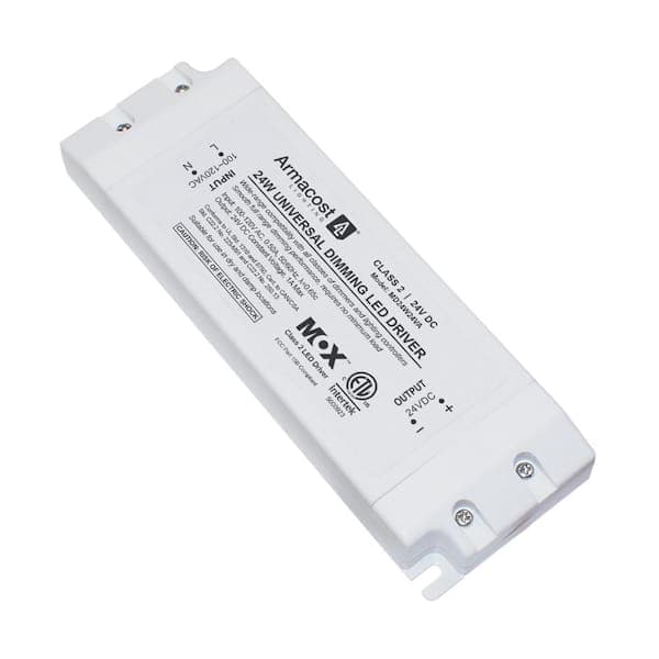 Armacost Lighting 24-Watt Universal Dimming LED Transformer Driver, 24-Volt DC