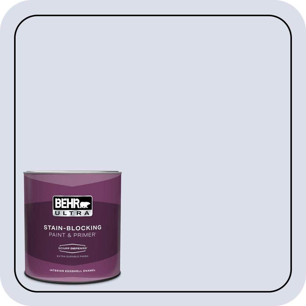 BEHR ULTRA 1 qt. #620C-1 Winter Ice Extra Durable Eggshell Enamel Interior Paint & Primer