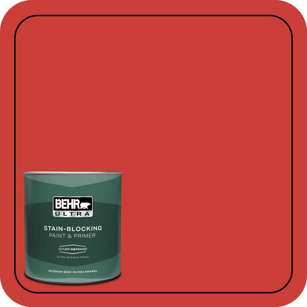 BEHR ULTRA 1 qt. #P170-7 100 MPH Extra Durable Semi-Gloss Enamel Interior Paint & Primer