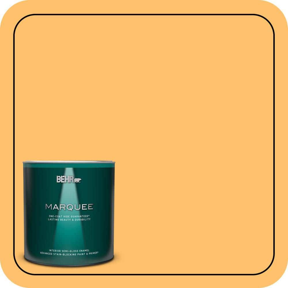 BEHR MARQUEE 1 qt. #P250-5 Solar Storm Semi-Gloss Enamel Interior Paint & Primer