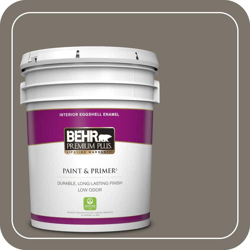 BEHR PREMIUM PLUS 5 gal. #MQ2-58 Unpredictable Hue Eggshell Enamel Low Odor Interior Paint & Primer