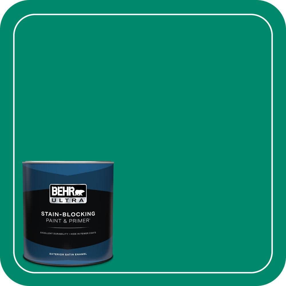 BEHR ULTRA 1 qt. #P430-6A Celtic Queen Satin Enamel Exterior Paint & Primer