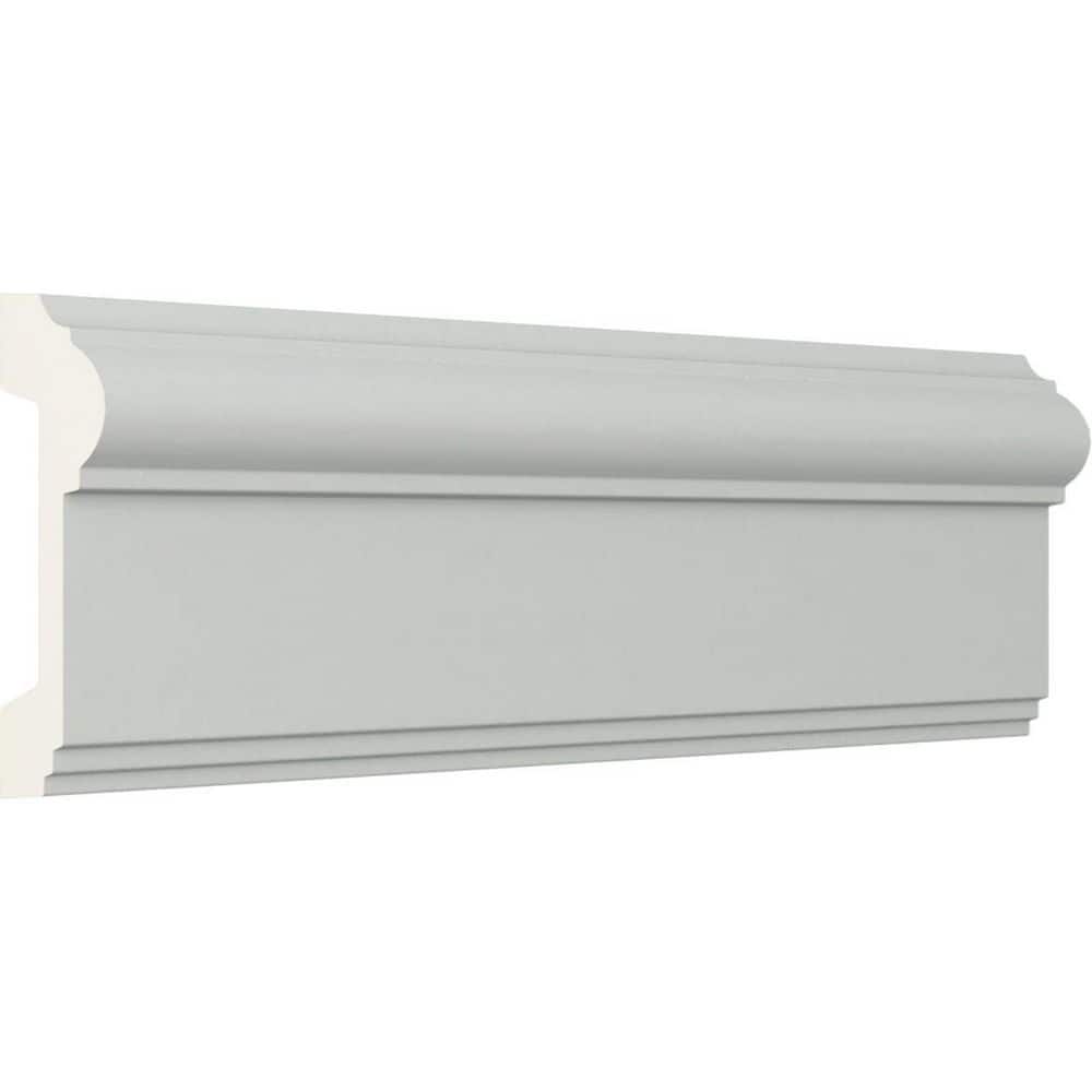 Ekena Millwork 3-3/4 in. x 1-1/4 in. x 94-1/2 in. Polyurethane Edwards Casing Moulding (3)