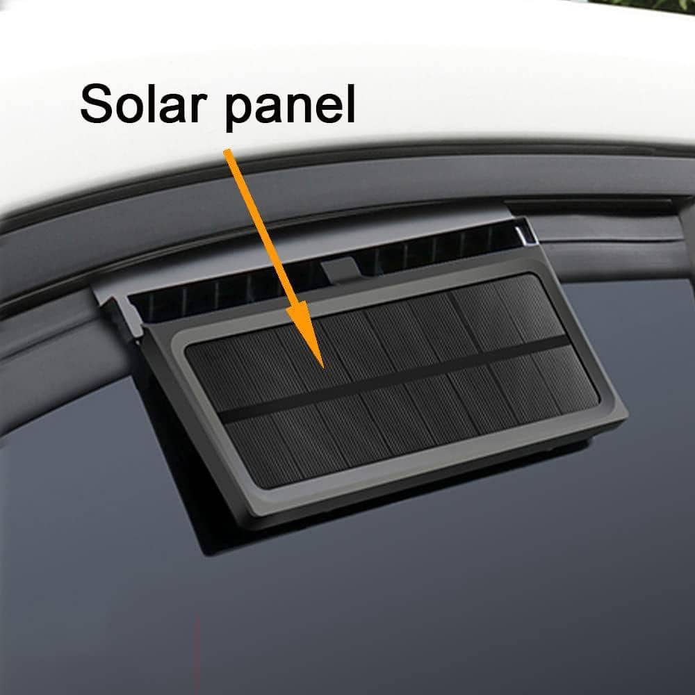 KIWDZFU Solar-Powered Car Window Exhaust Fan for Enhanced Vehicle Ventilation (3)