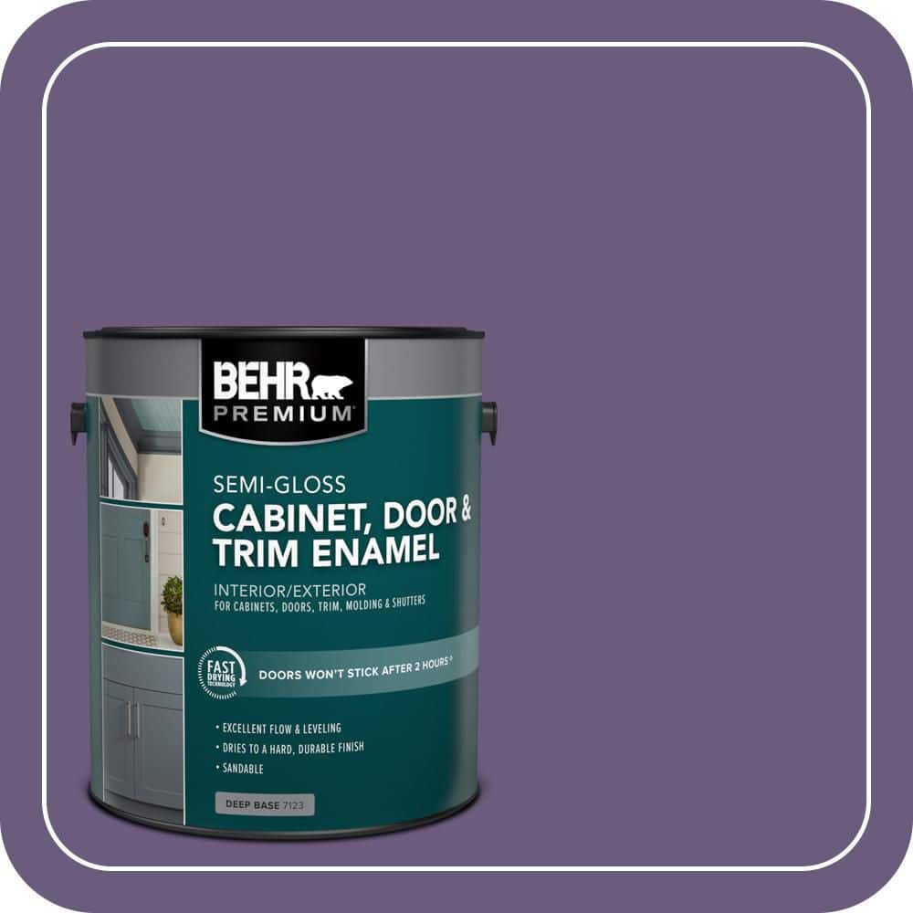 BEHR PREMIUM 1 gal. #M560-6 Napa Winery Semi-Gloss Enamel Interior/Exterior Cabinet, Door & Trim Paint