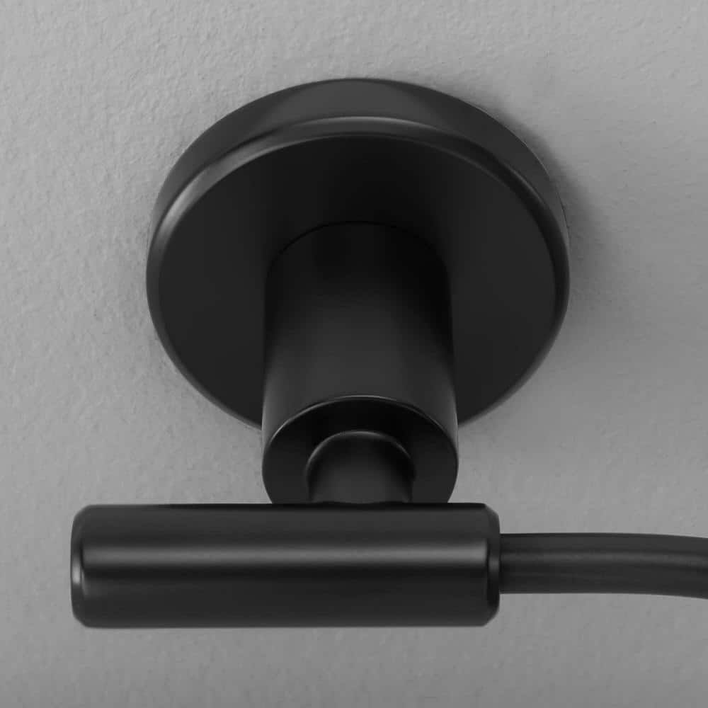 Glacier Bay Menlo Towel Ring in Matte Black (3)