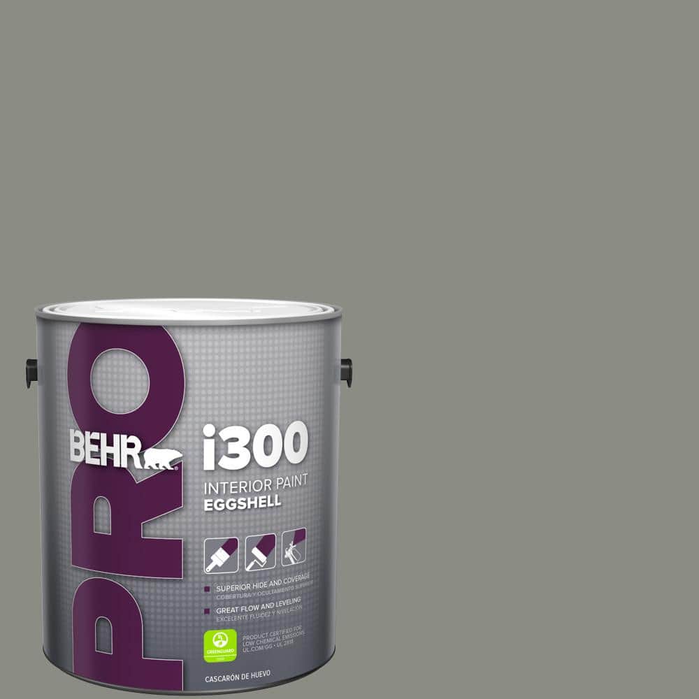 BEHR PRO 1 gal. #N380-5 Naturalist Gray Eggshell Interior Paint