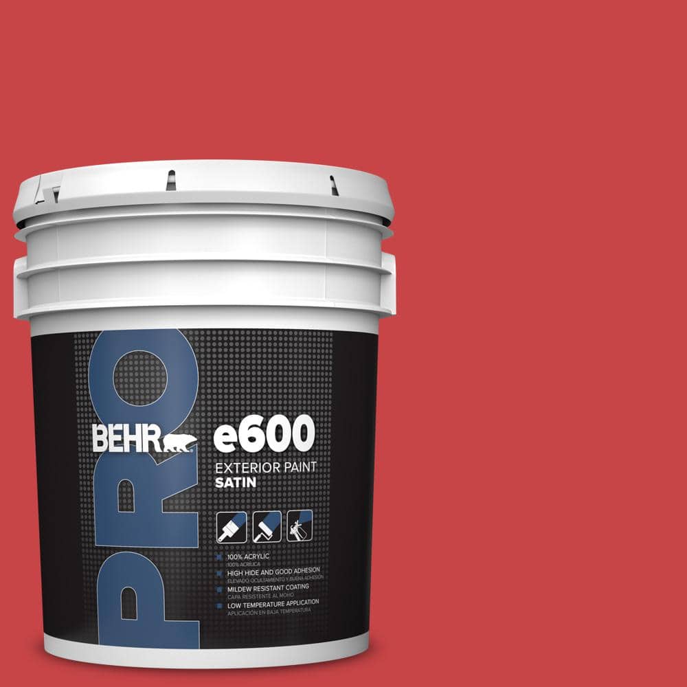 BEHR PRO 5 gal. #P150-6 Whip Lash Satin Exterior Paint