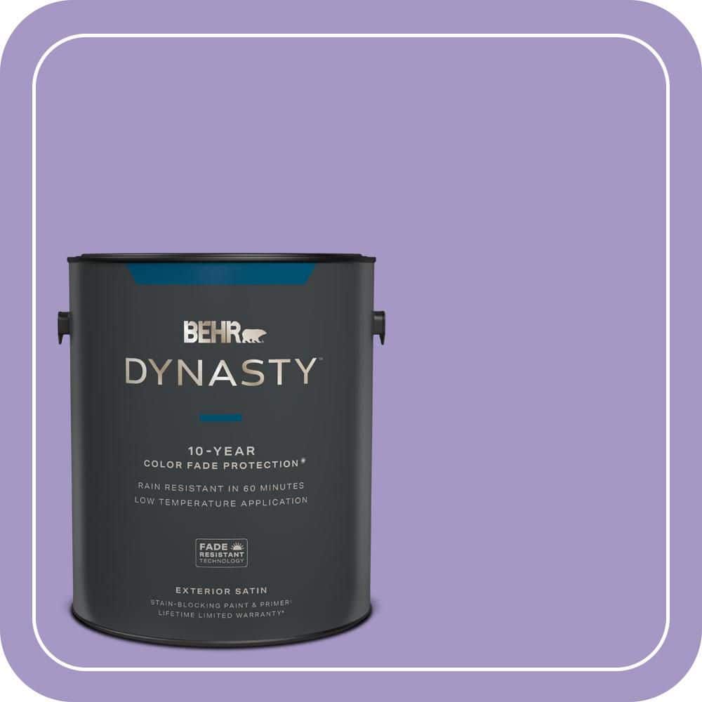 BEHR DYNASTY 1 gal. #640B-5 Bloomsberry Satin Enamel Exterior Stain-Blocking Paint & Primer