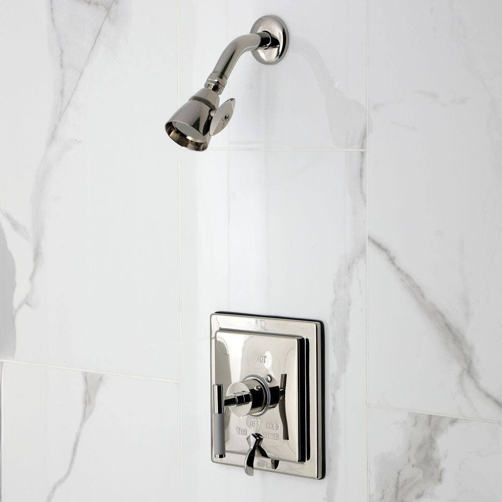 Kingston Brass Kaiser 1-Handle 1-Spray Tub and Shower Faucet 1.8 GPM in Polished Nickel (3)
