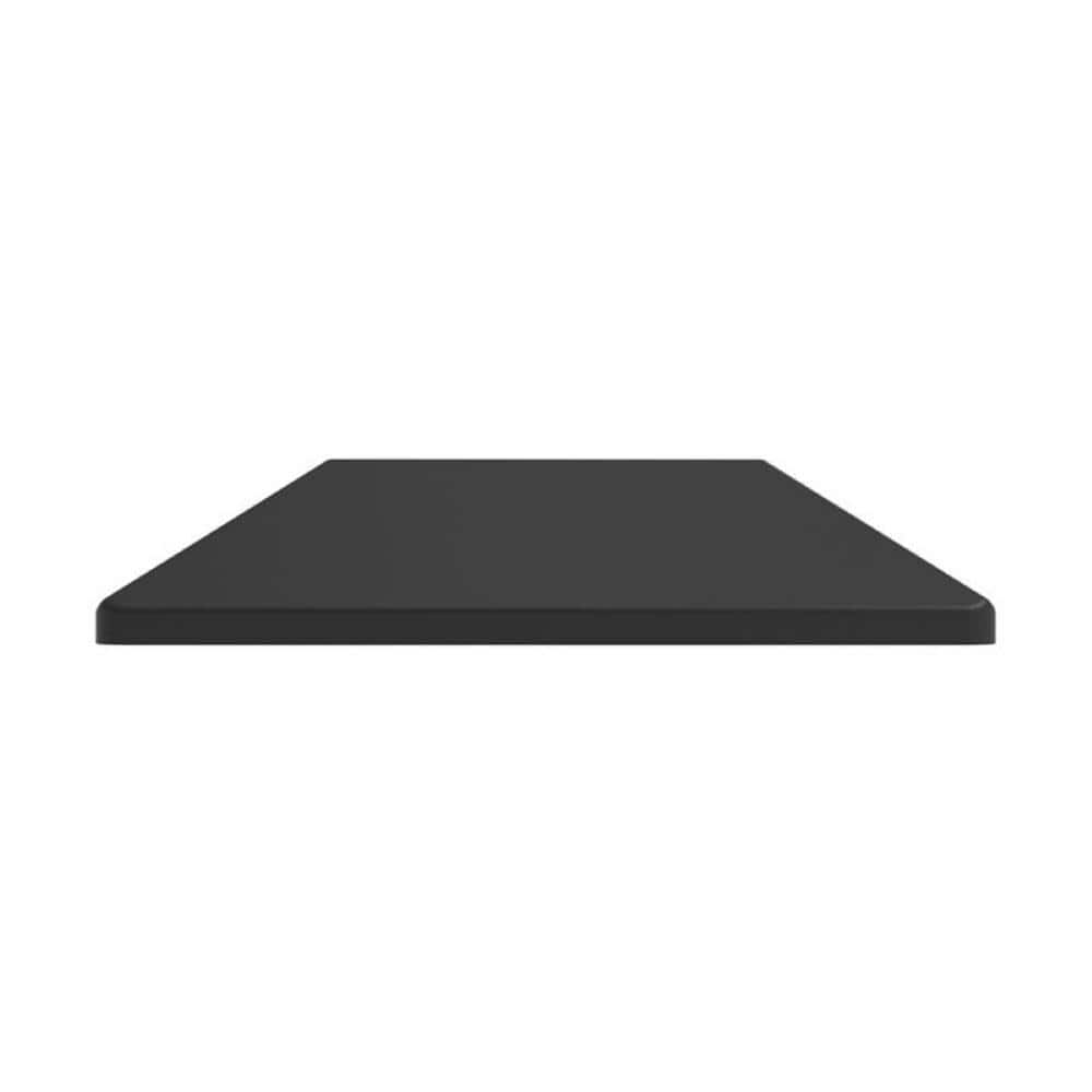 FORTRESS Versai 5 in. x 5 in. Black Steel Post Base Cover for 2x2 in. Nominal Post (3)