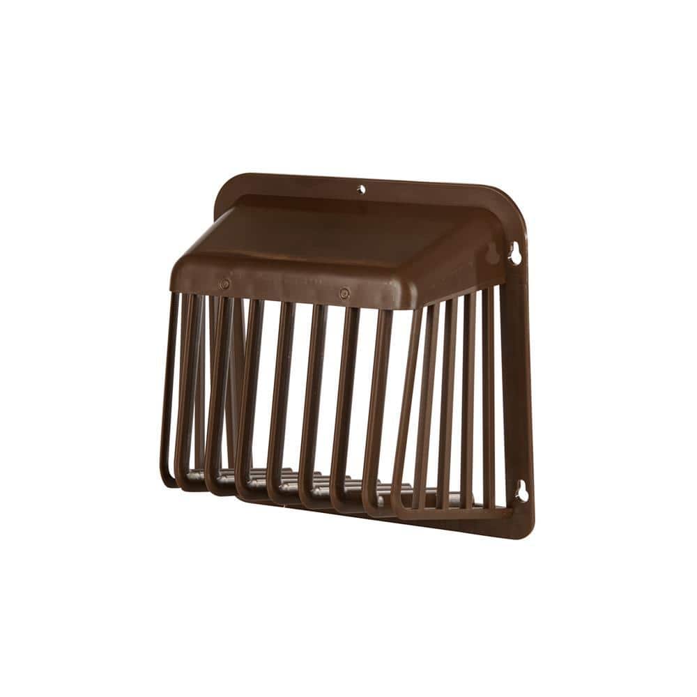 HY-C 6 in. Brown Plastic Code Compliant Dryer Exhaust Ventguard (3)
