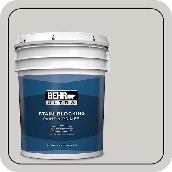 BEHR PREMIUM PLUS #PPF-18 Gazebo Gray Enamel Low Odor & Primer (4)