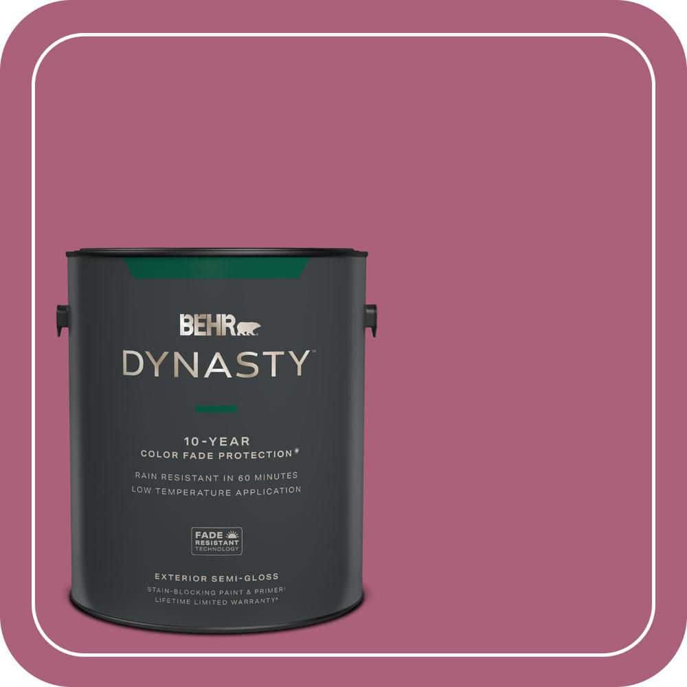 BEHR DYNASTY 1 gal. #T13-1 Daah-Ling Semi-Gloss Exterior Stain-Blocking Paint & Primer
