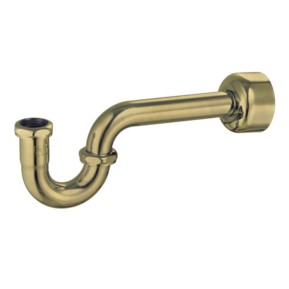 Kingston Brass Circlet 1-1/4 in. Antique Brass Brass P-Trap, 18-Gauge (1)