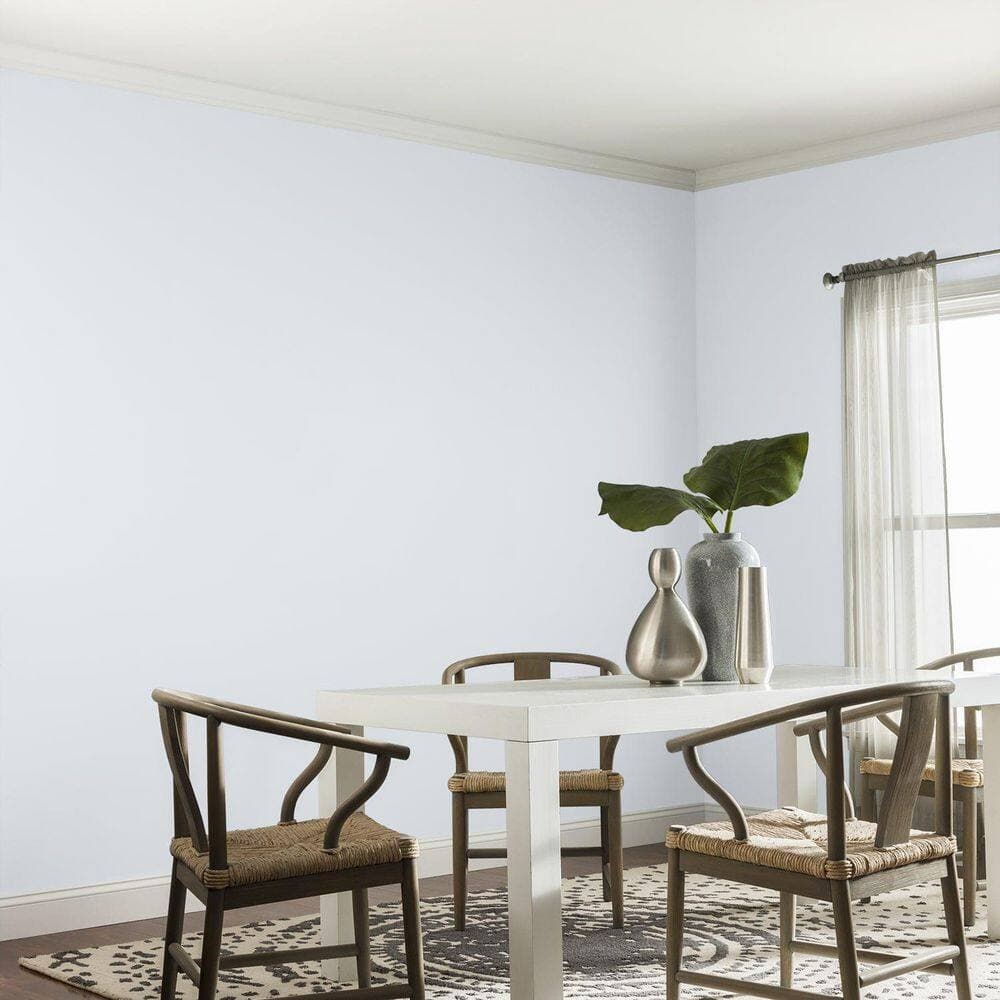 Glidden Ultra-Hide 1 Gal. PPG1042-2 Winter Haven Satin Interior Paint (4)