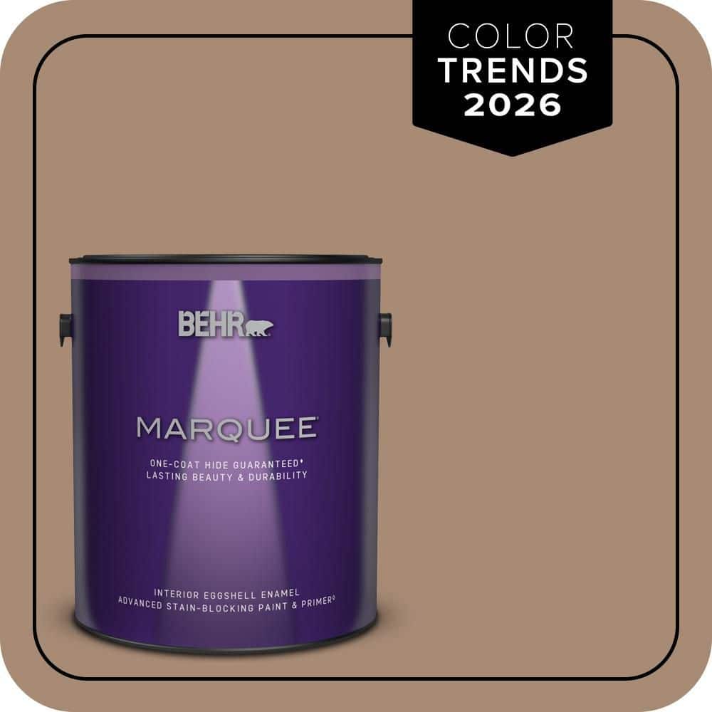 BEHR MARQUEE 1 gal. #N240-5 Rodeo Tan One-Coat Hide Eggshell Enamel Interior Paint & Primer (1)