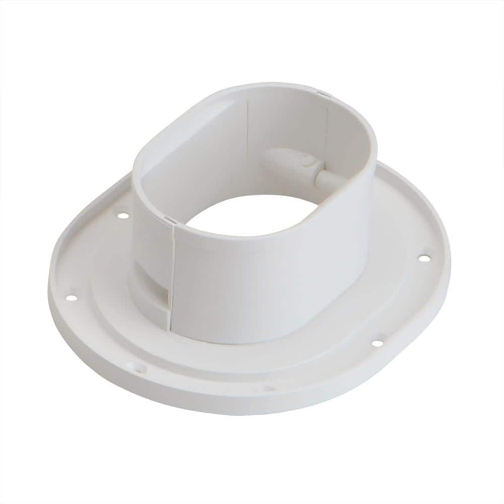 RectorSeal Fortress Lineset Covers 3.5 in. Wall Flange, White 92