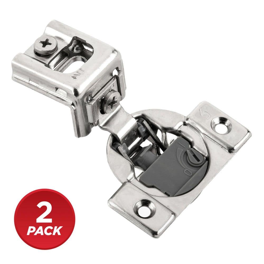 Richelieu Hardware RFF Series 1-1/4 in. Overlay 35 mm Soft Close Wrap-Around 105° Framed Cabinet Hinge (2-Pack) (1)